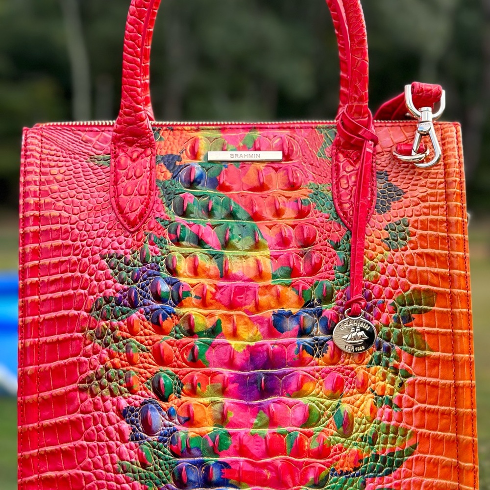 Brahmin Honolulu Ombre Melbourne bag with matching wallet